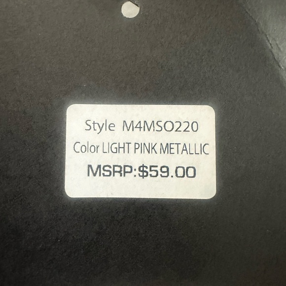 NWT Lt Pink Metallic Cyber Punk Y2K Skirt Glam Grunge Coquette Fairy BohoChic - Picture 7 of 8